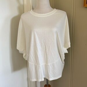 Pinch micro pique cream loose tee